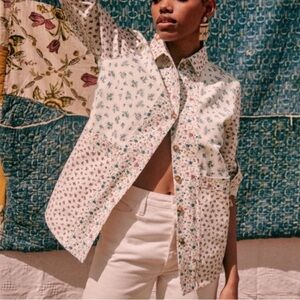 Sezane Floral Will Jacket